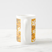 LUAU TIKI PATTERN (ORANGE) PORZELLANTASSE (Rückseite)
