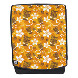 LUAU TIKI PATTERN (ORANGE) RUCKSACK