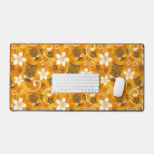 LUAU TIKI PATTERN (ORANGE) SCHREIBTISCHUNTERLAGE (Tastatur & Maus)