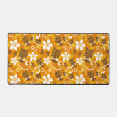 LUAU TIKI PATTERN (ORANGE) SCHREIBTISCHUNTERLAGE (Vorderseite)