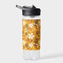 LUAU TIKI PATTERN (ORANGE) TRINKFLASCHE