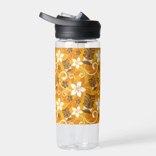 LUAU TIKI PATTERN (ORANGE) TRINKFLASCHE (Rechts)