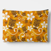 LUAU TIKI PATTERN (ORANGE) ZUBEHÖRTASCHE (Vorderseite)