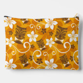 LUAU TIKI PATTERN (ORANGE) ZUBEHÖRTASCHE (Rückseite)