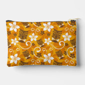 LUAU TIKI PATTERN (ORANGE) ZUBEHÖRTASCHE (Rückseite)