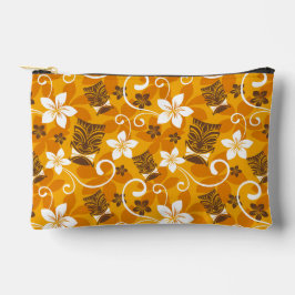 LUAU TIKI PATTERN (ORANGE) ZUBEHÖRTASCHE