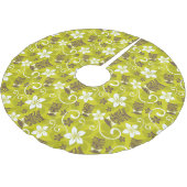 LUAU TIKI PATTERN POLYESTER WEIHNACHTSBAUMDECKE (Schrägansicht)