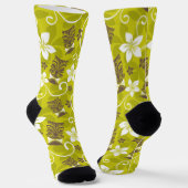LUAU TIKI PATTERN SOCKEN (Gewinkelt)
