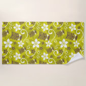 LUAU TIKI PATTERN STRANDTUCH (Vorderseite)