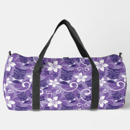 LUAU TIKI PATTTERN (LILA) DUFFLE BAG