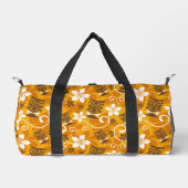 LUAU TIKI PATTTERN (ORANGE) DUFFLE BAG (Vorderseite)