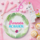 Luau Tropical Abschluss Personalisiert Pappteller (Party)