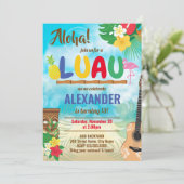 Luau Tropical Boy Birthday Party (Stehend Vorderseite)
