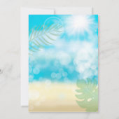 Luau Tropical Boy Birthday Party (Rückseite)