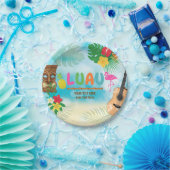 Luau Tropical Theme Pappteller (Party)
