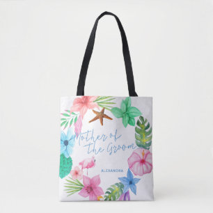 Luau Tropische Hochzeit Mutter des Bräutigams Tasche