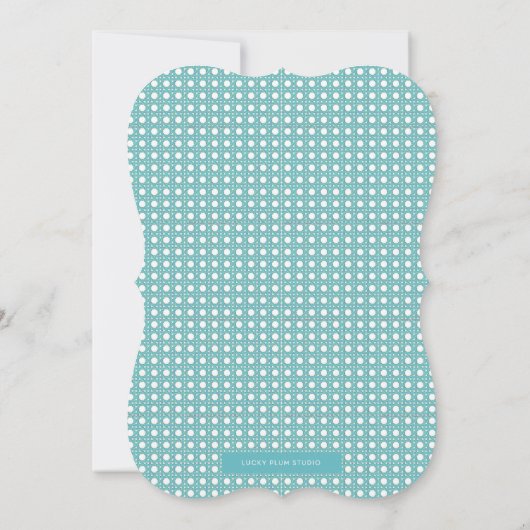 Luau Verlobung Einladung (Rückseite)