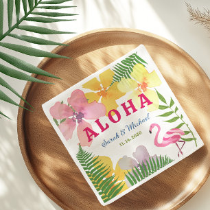 Luau-Verlobungsparty Tropisch Serviette