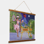 LUAU WANDTEPPICH MIT HOLZRAHMEN (Gewinkelt)