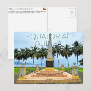Luba, Äquatorialguinea Reise-Postkarte Postkarte