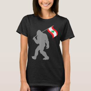 Luban oder libanesische Flagge auf libanesischer F T-Shirt