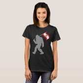 Luban oder libanesische Flagge auf libanesischer F T-Shirt (Vorne ganz)