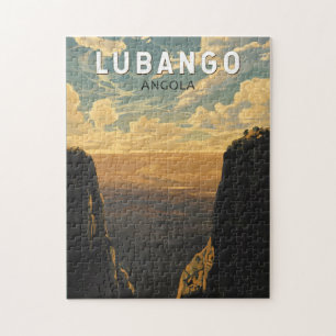 Lubango Angola Reise Kunst Vintage Puzzle