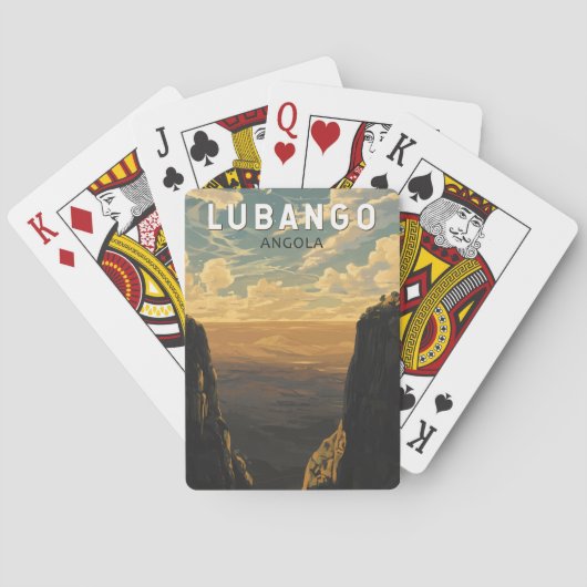 Lubango Angola Reisen Art Vintag Spielkarten (Rückseite)