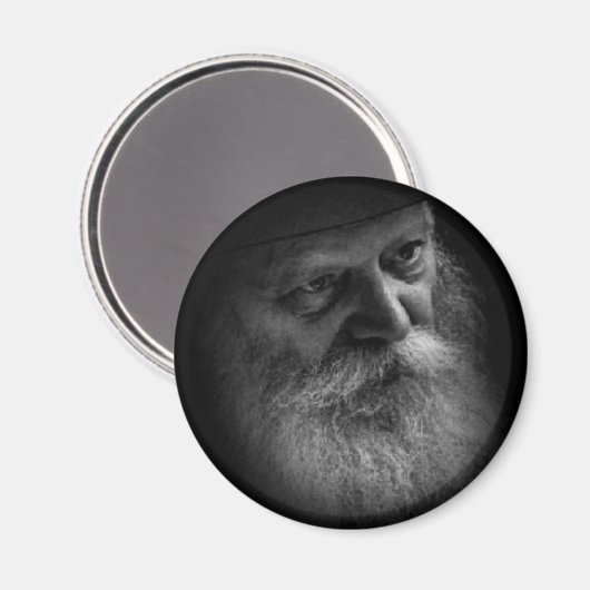 Lubavitcher Rebbe Magnet (Vorderseite/Rückseite)
