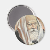 LUBAVITCHER REBBE MAGNET (Vorderseite/Rückseite)