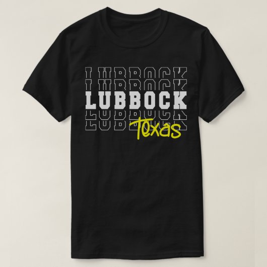 Lubbock City Texas Lubbock TX T-Shirt (Design vorne)