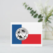 Lubbock Flag Postkarte (Stehend Vorderseite)