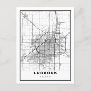 Lubbock Karte