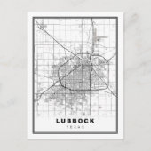 Lubbock Karte (Vorderseite)
