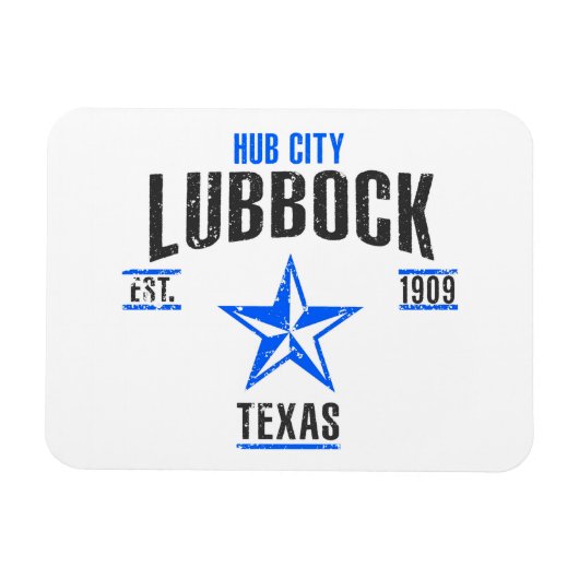 Lubbock Magnet (Horizontal)