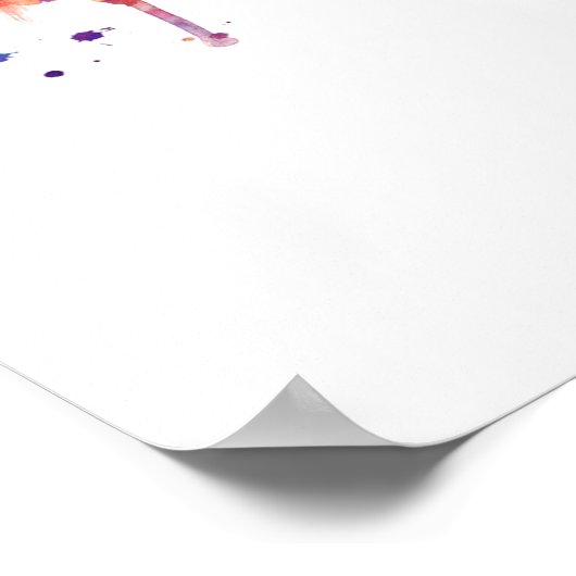 Lubbock Skyline Poster (Ecke)