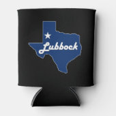 Lubbock, Texas Lonestar Staat West Texas Beverage Dosenkühler (Vorderseite)