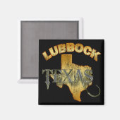 LUBBOCK, TEXAS MAGNET (Vorderseite/Rückseite)