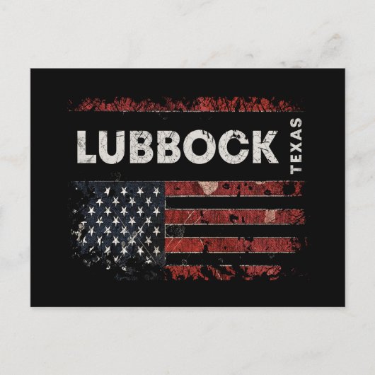 Lubbock Texas Postkarte (Vorderseite)