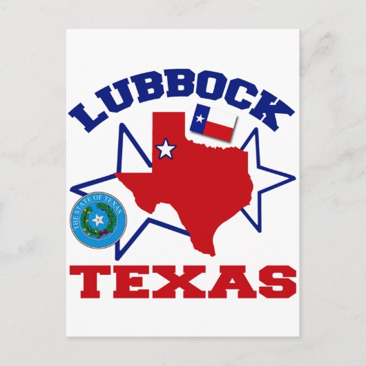 Lubbock, Texas Postkarte (Vorderseite)