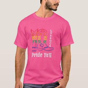 Lubbock Texas Pride Ya'll - LGBTQ Cowboy für Gay P T-Shirt