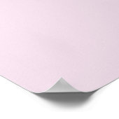 Lubbock Texas Rosa Poster (Ecke)