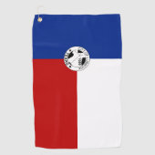 Lubbock (Texas) - Stadtflagge Golfhandtuch (Vorderseite)