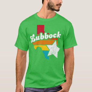 Lubbock Texas Vintag Distressed Souvenir 2 T-Shirt