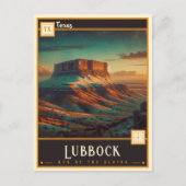 Lubbock, Texas | VINTAG Postkarte (Vorderseite)