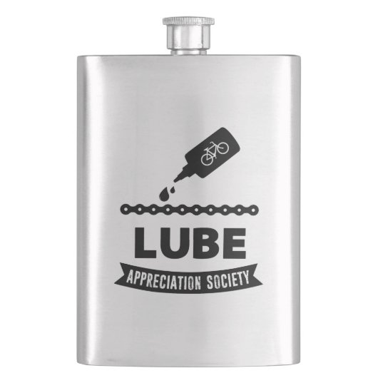Lube Appreciation Society Cycling Flachmann (Vorderseite)