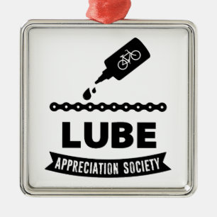 Lube Appreciation Society Cycling Ornament Aus Metall