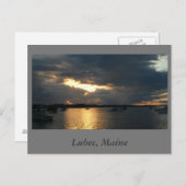 Lubec bei Sunset Postcard Postkarte (Vorne/Hinten)