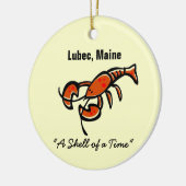 Lubec, Maine Humster Keramik Ornament (Links)