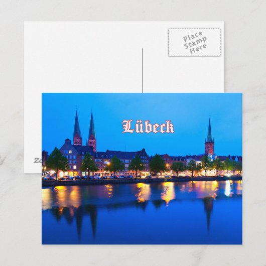 Lubeck 002E Postkarte (Vorne/Hinten)